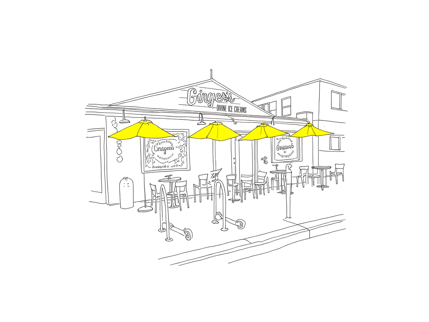 Ginger's Divine Ice Creams - Horizontal