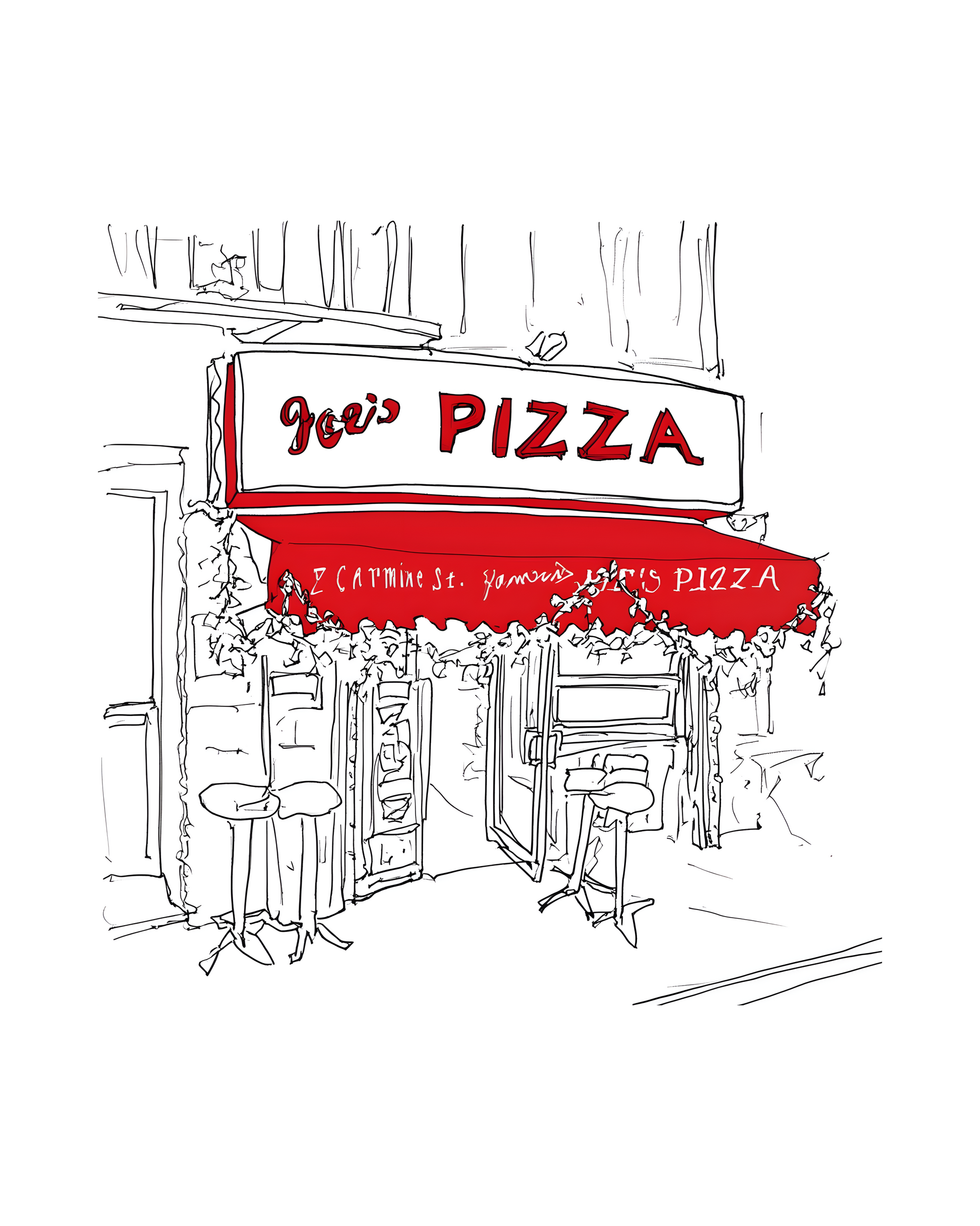 Joe's Pizza - Vertical