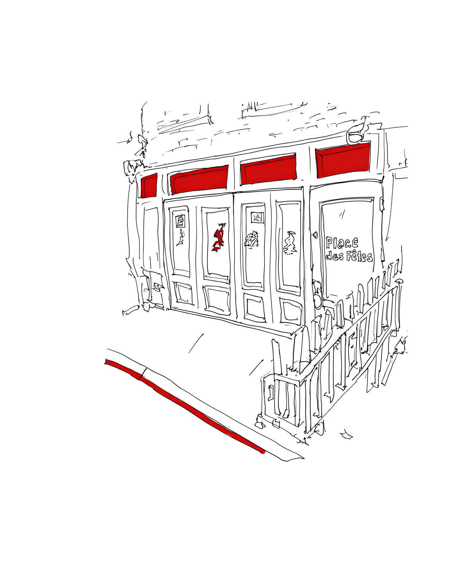 Place des Fêtes - Vertical