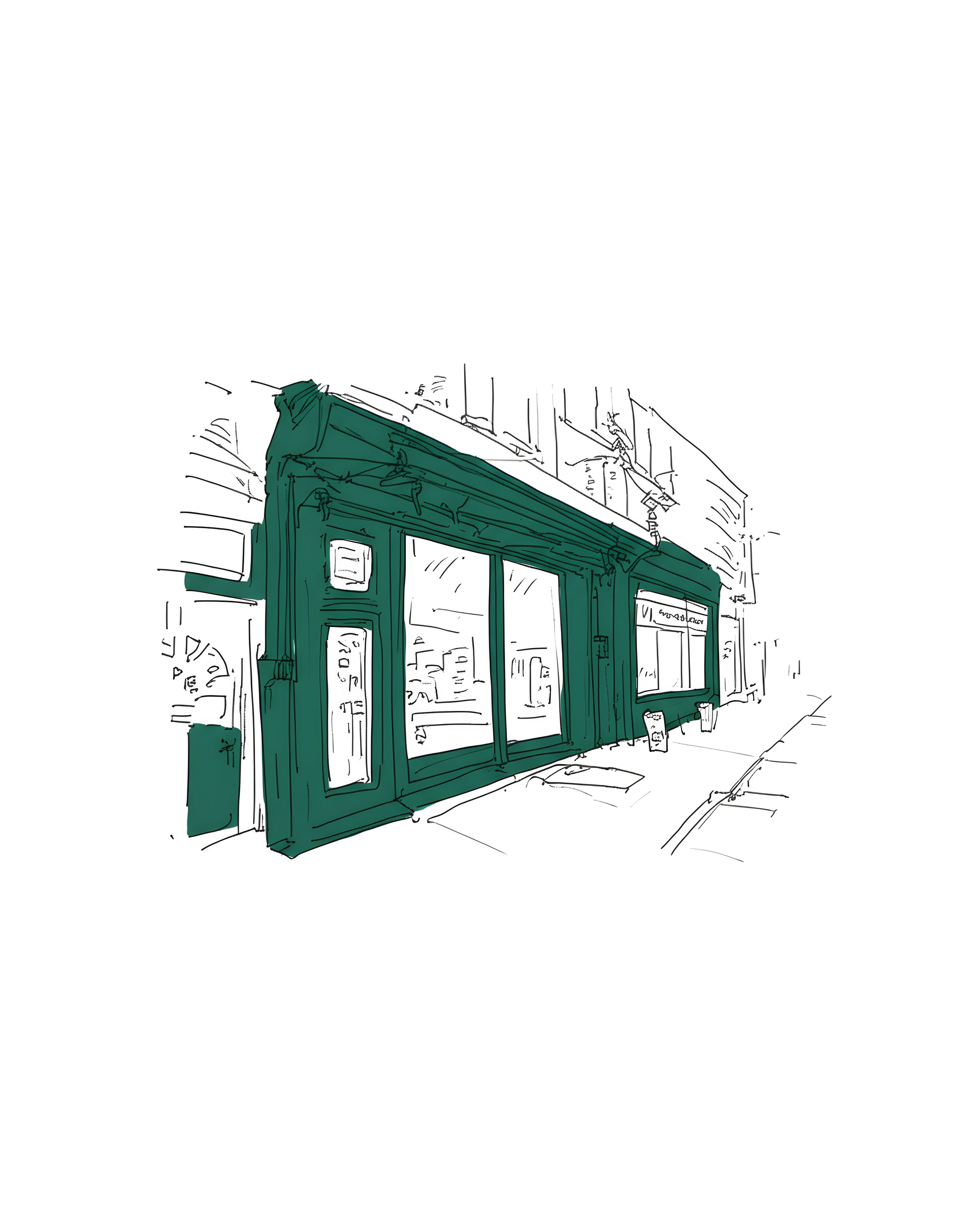 Cafe Spaghetti - Vertical