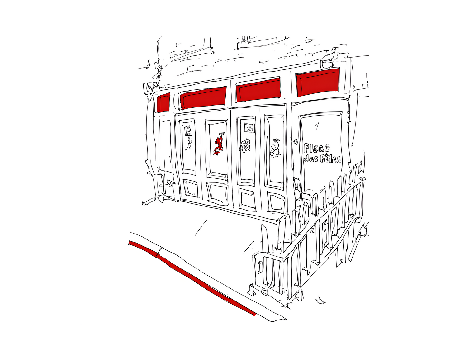 Place des Fêtes - Horizontal