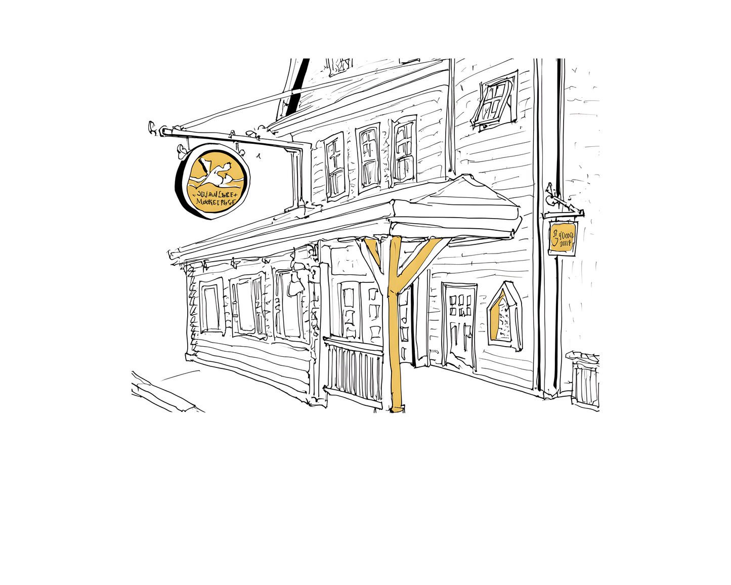 Squam Lake Market Place - Horizontal