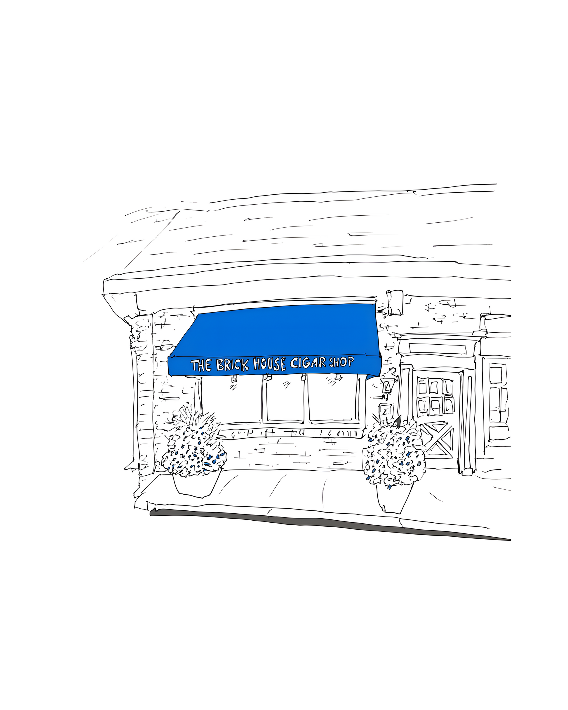 The Brick House Cigar Shop - Vertical
